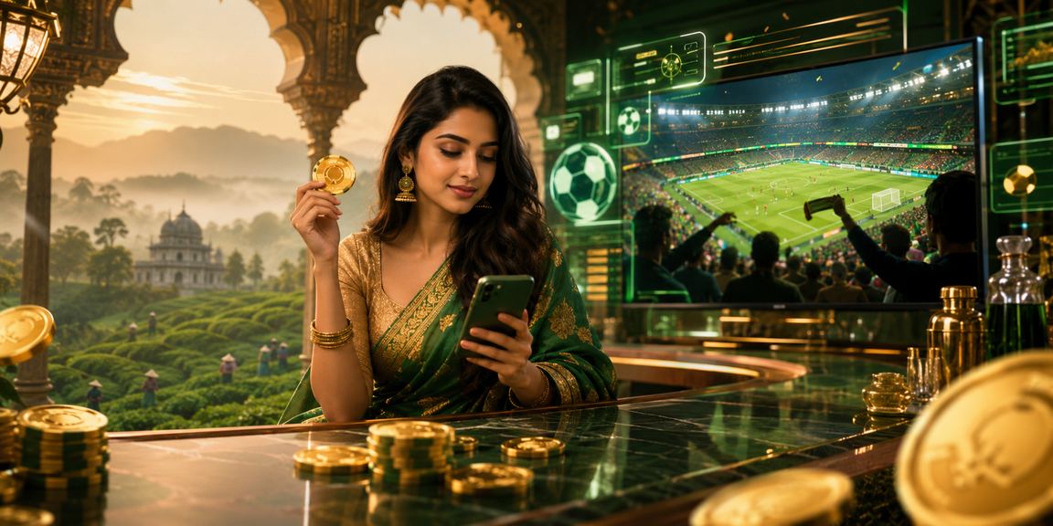 সিলেটে চা বাগানের পাশে মোবাইল ক্যাসিনো খেলা